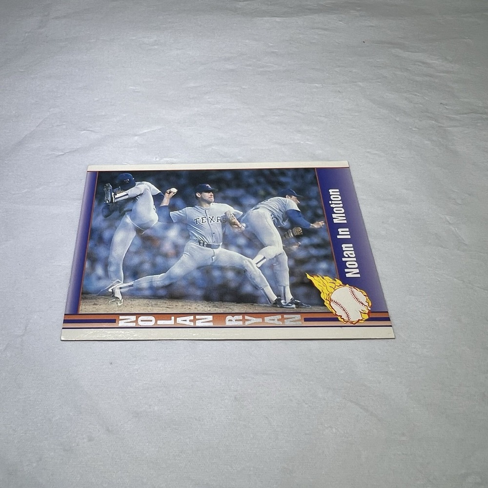 1991 Pacific NOLAN RYAN Texas Express Nolan In Motion Baseball Card